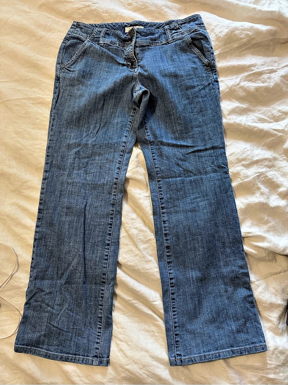 Michael Kors Flare Jeans in Blue Waist 12